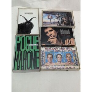 Lot Of 5 Cassette Tapes Keith Richards The Cult Violent Femmes Pogue Jeff Beck